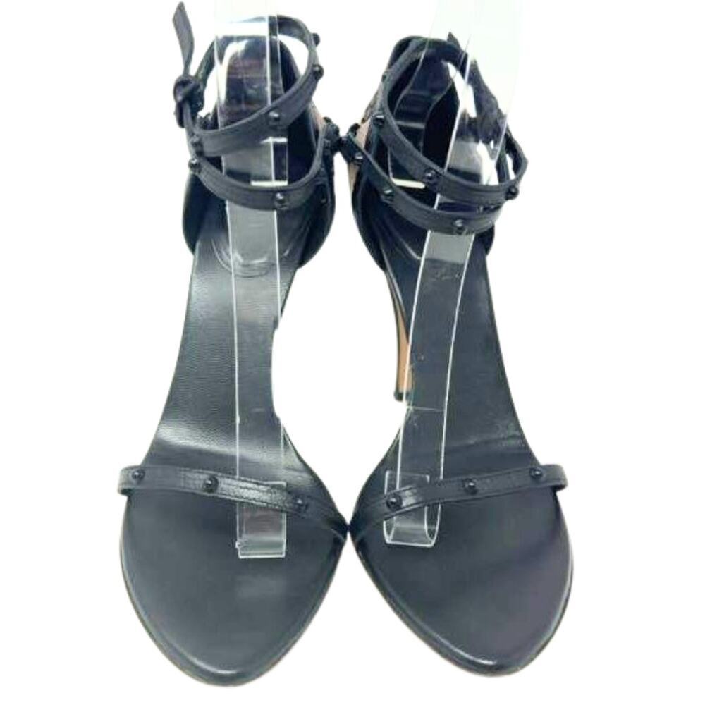 Gucci GG Logo Monogram Guccissima Supreme Studded Leather Strappy Heels EU39.5‎ - Picture 6 of 11